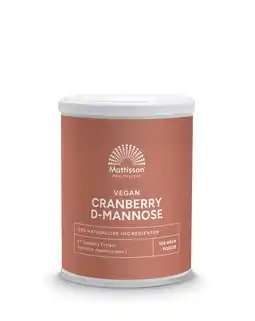 De Online Drogist Mattisson healthstyle absolute cranberry d-mannose poeder aanbieding