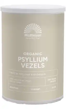 De Online Drogist Mattisson healthstyle biologische psyllium vezels aanbieding