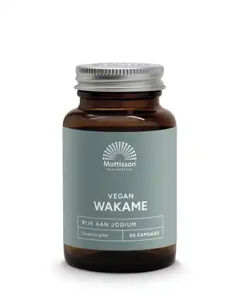 De Online Drogist Mattisson healthstyle vegan wakame 1000mg capsules aanbieding