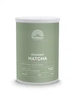 De Online Drogist Mattisson healthstyle biologische matcha poeder aanbieding