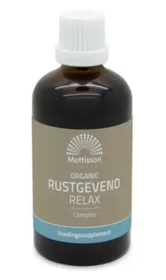 De Online Drogist Mattisson healthstyle biologisch rustgevend complex druppels aanbieding