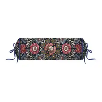 fonQ Pip studio il ricamo rolkussen 22 x 70 cm - donkerblauw aanbieding