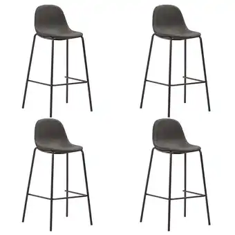 fonQ Vidaxl barstoel donkergrijs aanbieding