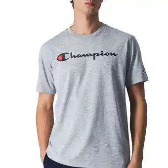 Plutosport Champion embroidered script logo shirt heren aanbieding