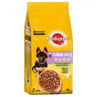 Zooplus 20% korting! pedigree droogvoer - junior maxi kip & rijst (15 kg) aanbieding