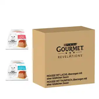 Zooplus 20% korting! 96 x 57 g gourmet revelations mousse - zalm en tonijn (96 x 57g) aanbieding