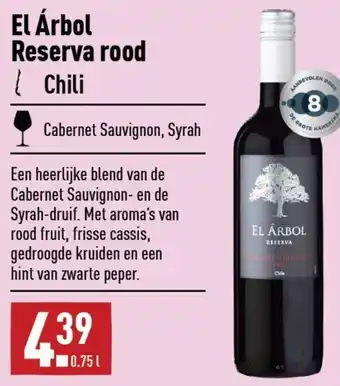 ALDI El árbol reserva rood chili aanbieding