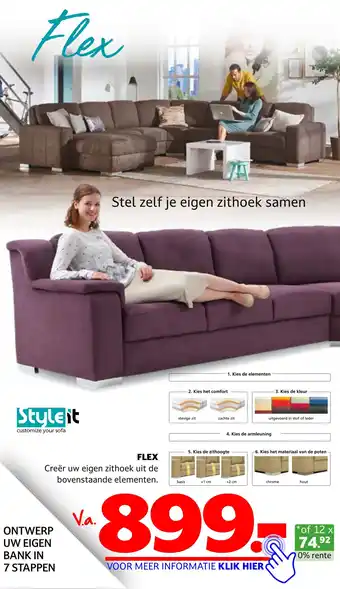 Seats and Sofas Flex aanbieding