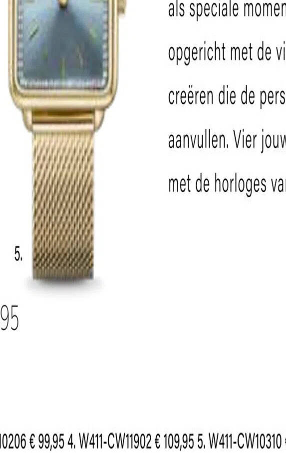 Cluse w411 cw10701 aanbieding bij Siebel Juweliers