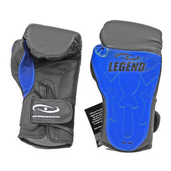 V&D Legend sports power rangers bokshandschoenen heren/dames blauw-zwart pu aanbieding