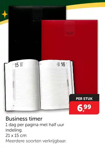 Boekenvoordeel Business timer aanbieding