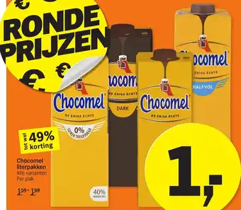 Albert Heijn Chocomel 1L aanbieding