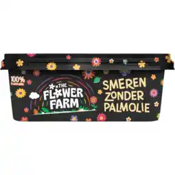 Jumbo The flower farm smeren zonder palmolie 225g aanbieding