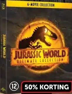 Boekenvoordeel Jurassic world aanbieding