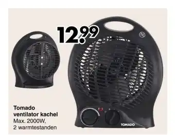 Wibra Tomado ventilator kachel aanbieding