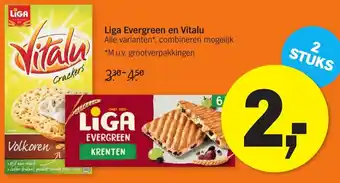 Albert Heijn Liga Evergreen en Vitalu aanbieding