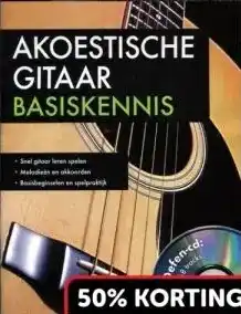 Boekenvoordeel Akoestische gitaar basiskennis aanbieding