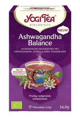 De Online Drogist Yogi tea ashwagandha balance aanbieding