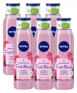 De Online Drogist Nivea fresh blends framboos douchegel voordeelverpakking aanbieding