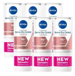 De Online Drogist Nivea derma dry control deoroller voordeelverpakking aanbieding