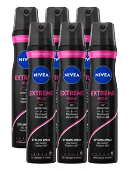 De Online Drogist Nivea extreme hold styling spray voordeelverpakking aanbieding