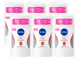 De Online Drogist Nivea dry comfort deostick voordeelverpakking aanbieding