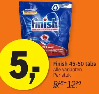 Albert Heijn Finish 45-50 tabs aanbieding