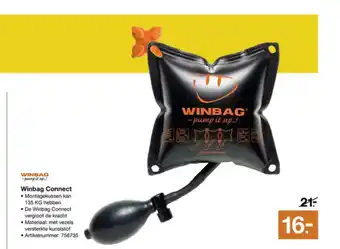 BOUWMAAT Winbag Connect aanbieding