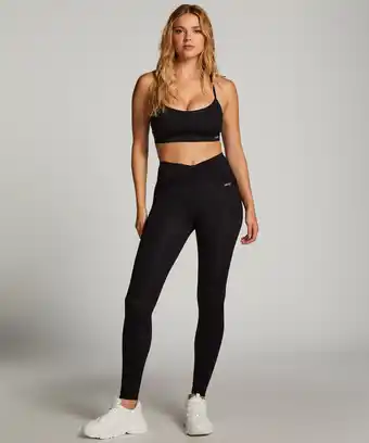 Hunkemoller Hunkemöller hkmx sportlegging met hoge taille zwart aanbieding