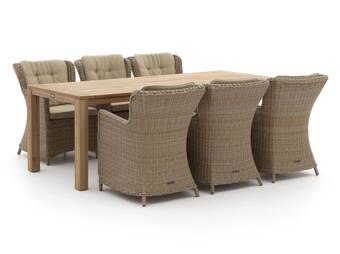 Kees Smit Intenso milano/rough-s 220cm dining tuinset 7-delig aanbieding