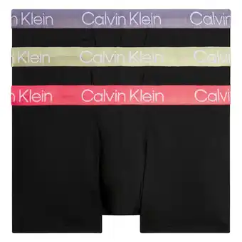 Plutosport Calvin klein modern structure trunk boxershorts heren (3-pack) aanbieding