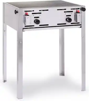 Bol.com Hendi gasbarbecue - roast-master maxi - professionele slagers barbecue - 2 branders aanbieding