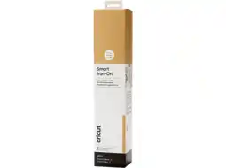 MediaMarkt Cricut smart iron-on 33 x 274 cm - goud aanbieding