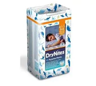 Voordeeldrogisterij Huggies drynites boy 3-5 jaar - 10 stuks aanbieding