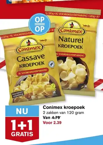 Hoogvliet Conimex kroepoek 120g aanbieding