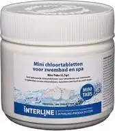 Bol.com Interline zwembad interline mini quick chloortabletten - 27 gr / 180 stuks aanbieding
