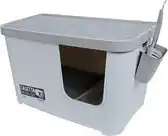 Bol.com Moderna kattenbak casetta - grijs wit - kattentoilet aanbieding