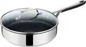 Bol.com Tefal - jamie oliver hapjespan / sauteerpan - met deksel - 25cm - inductie aanbieding