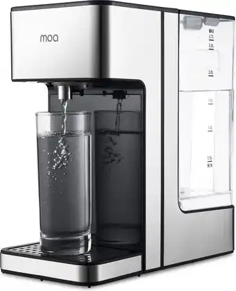 Bol.com Moa heetwaterdispenser - luxe instant waterkoker - met digitaal display - 2.7 liter - hwd20 aanbieding