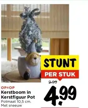 Vomar Voordeelmarkt Op=op kerstboom in kerstfiguur aanbieding