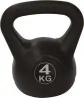 Bol.com Tunturi pvc kettlebell - gewicht - 4kg - incl. gratis fitness app aanbieding