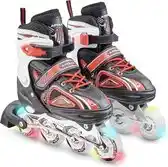 Bol.com Apollo verstelbare inline skates super blades led aanbieding