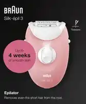 Bol.com Braun silk-épil 3 -176 epilator voor langdurige ontharing scheer- en trimmerkop aanbieding