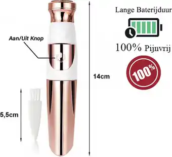 Bol.com Trimmer vrouw - gezichtsepilator - epilator gezicht aanbieding
