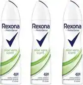 Bol.com Rexona deospray anti-transpirant women – stay fresh aloe vera - voordeelverpakking 3 x 150 ml aanbieding
