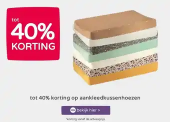 Prenatal Tot 40% korting op aankleedkussenhoezen aanbieding