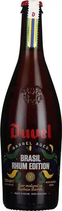 Drankdozijn Duvel barrel aged nr.8 brasil rhum edition 75cl aanbieding