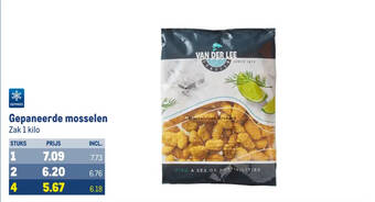 Makro Gepaneerde mosselen aanbieding