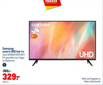 Makro Samsung smart UHD led-tv aanbieding