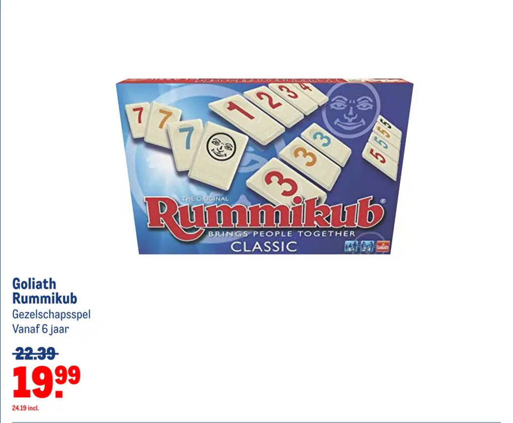 Goliath Rummikub aanbieding bij Makro